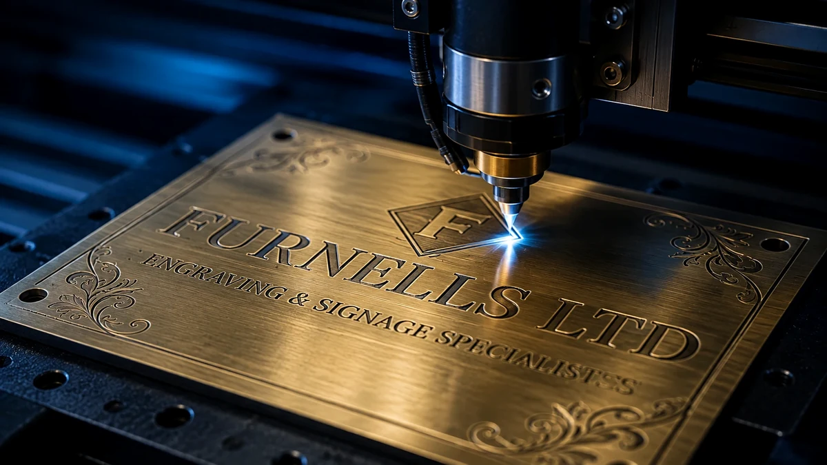 Rotary engraving machinery at work