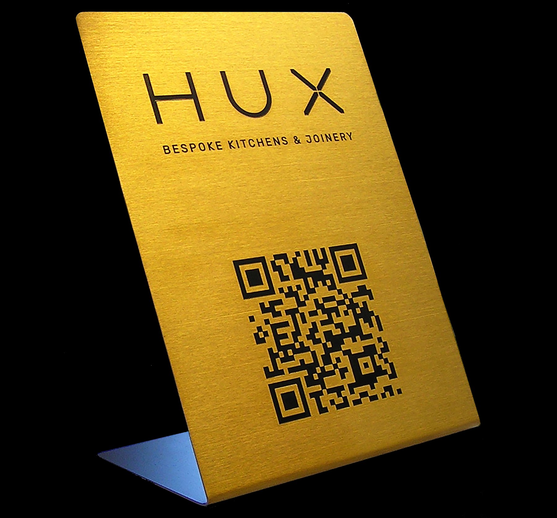 QR code engraved by Furnells