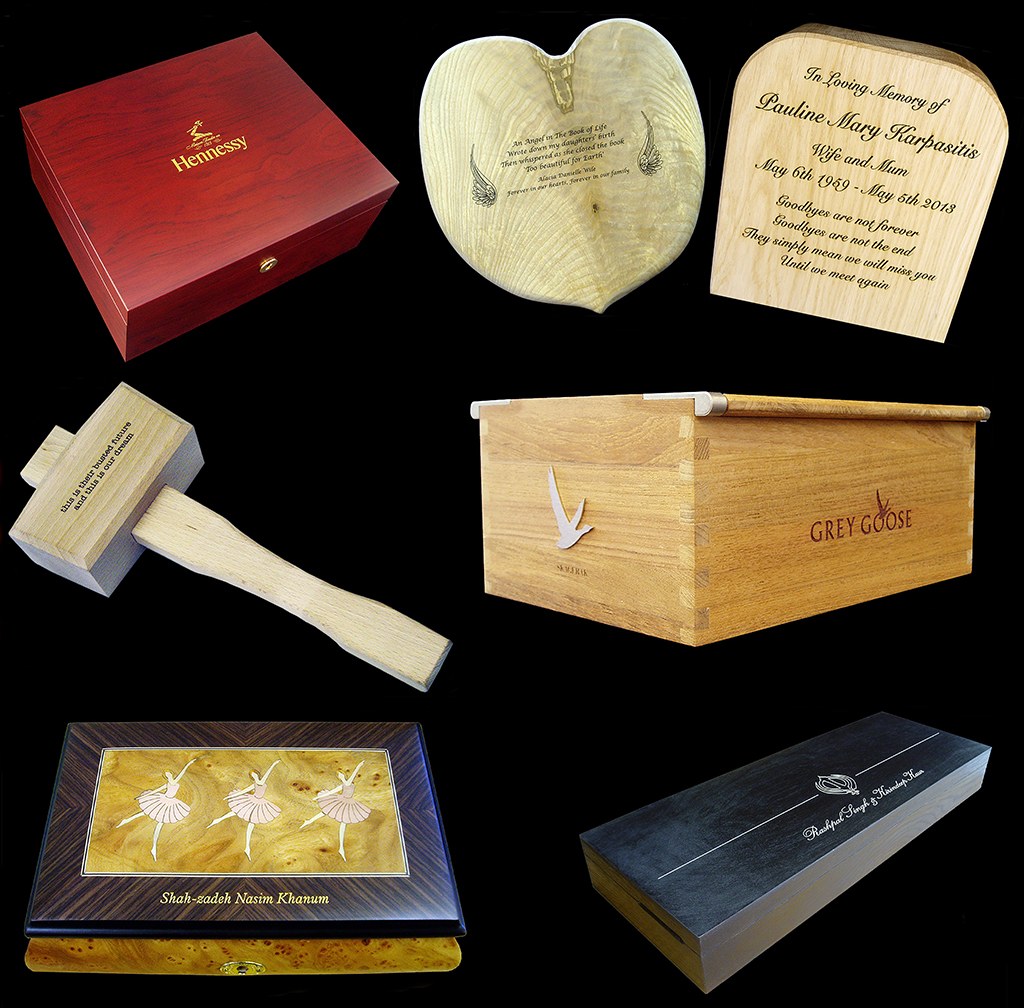 Detailed bespoke wood engraving produced by Furnells