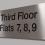 Etched Stainless Steel Floor Numbers